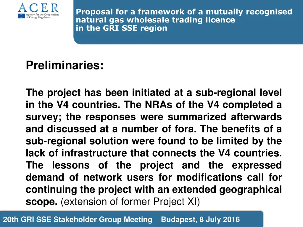 proposal for a framework of a mutually recognised