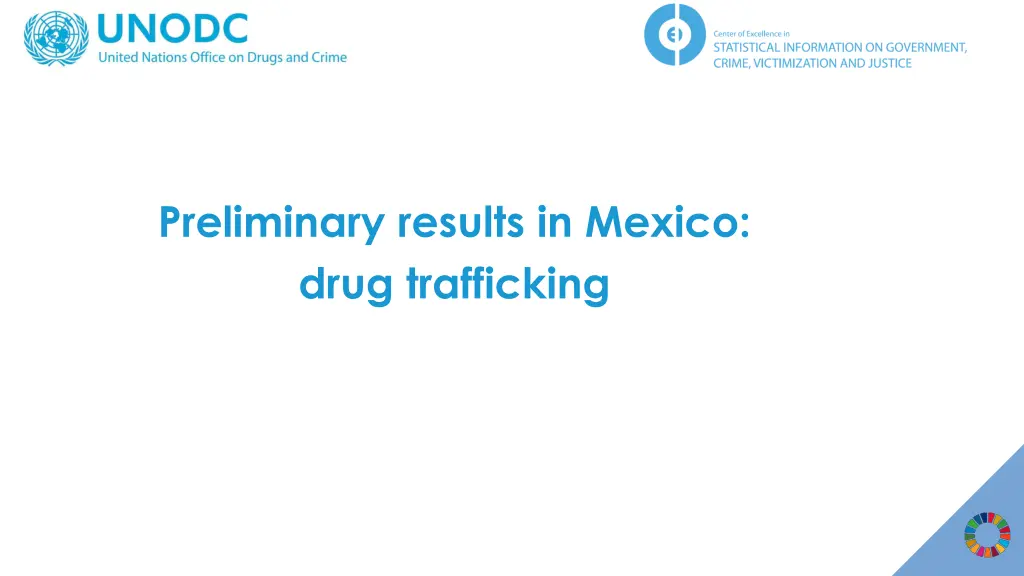 preliminary results in mexico drug trafficking