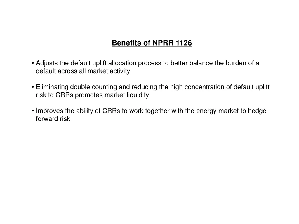 benefits of nprr 1126