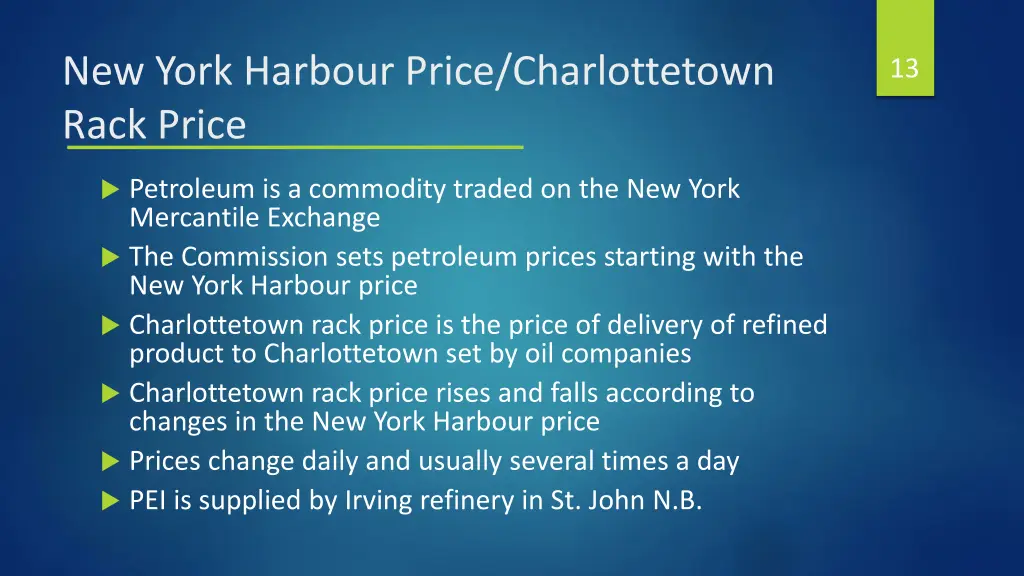 new york harbour price charlottetown rack price