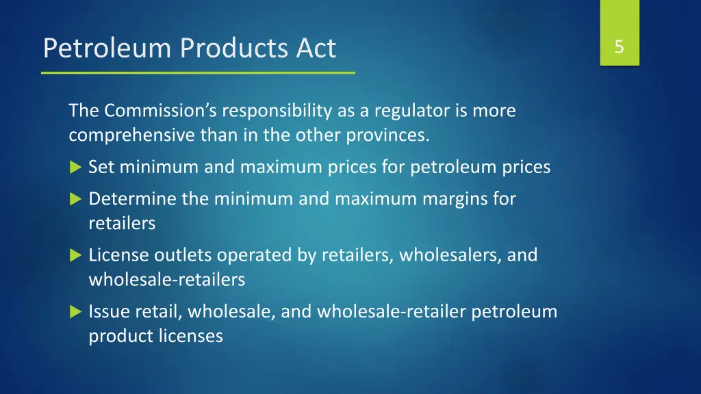 petroleum products act 1