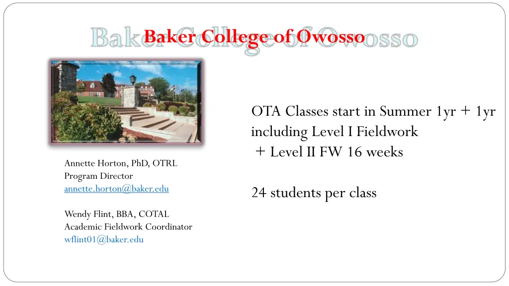 baker college of owosso