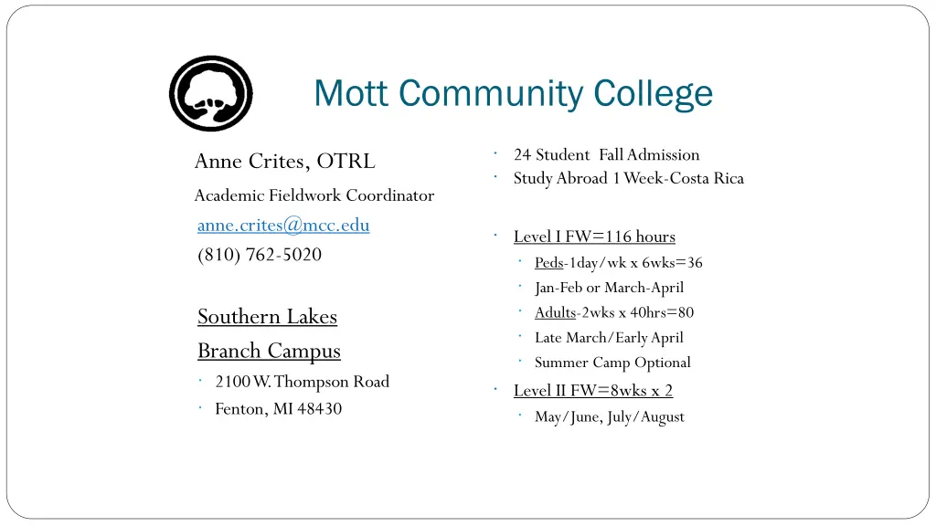 mott community college