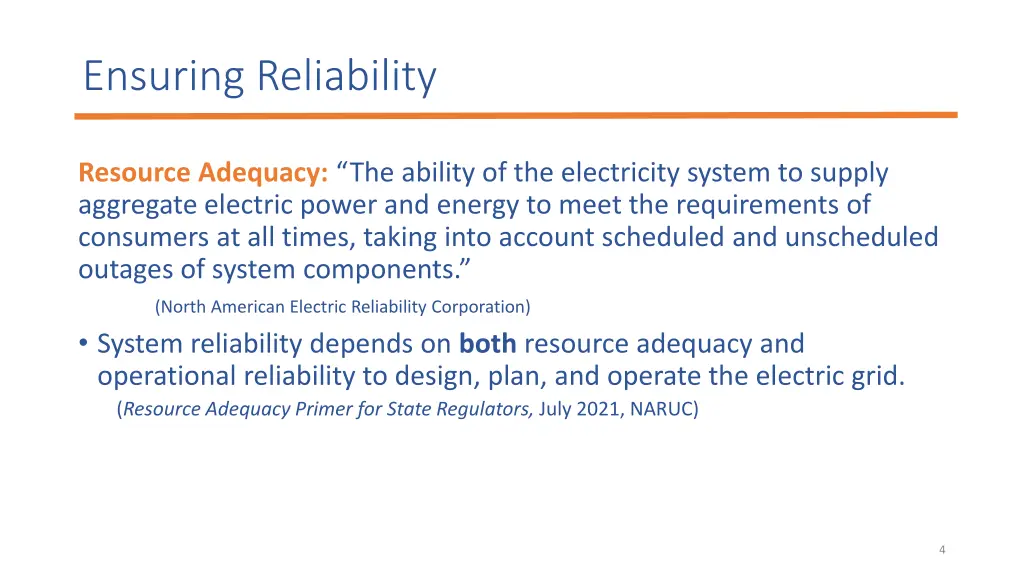 ensuring reliability