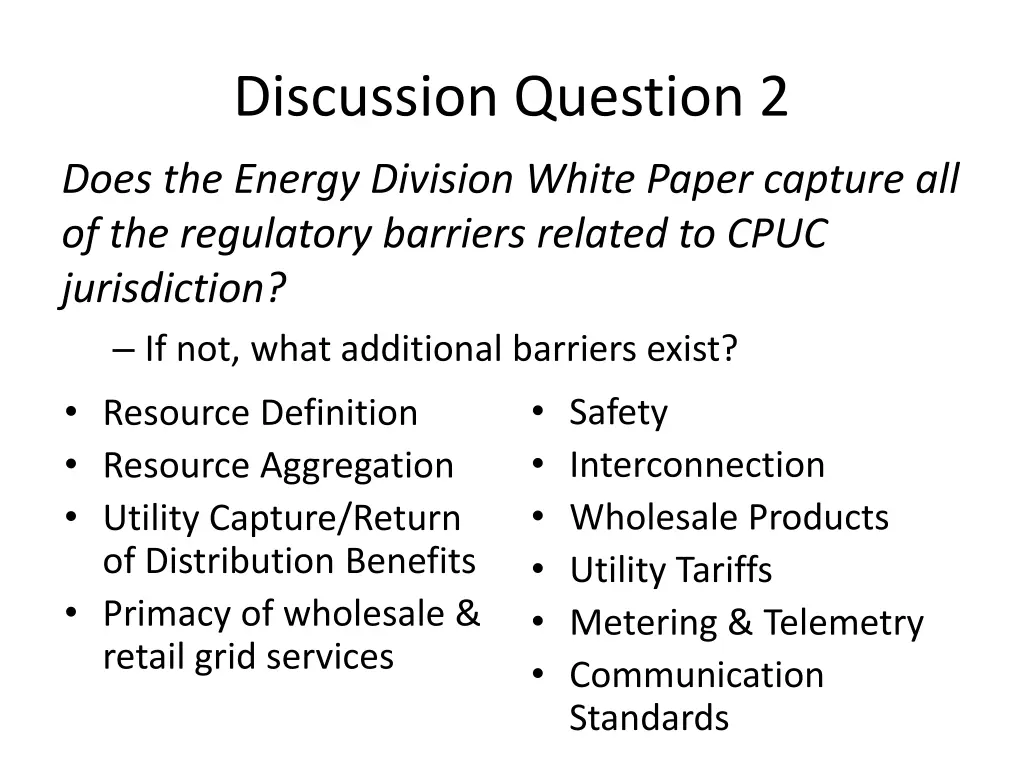 discussion question 2