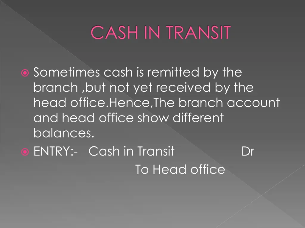 cash in transit