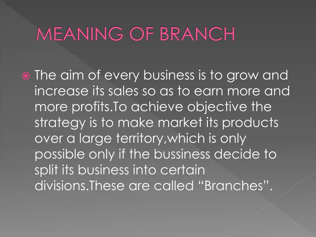 meaning of branch