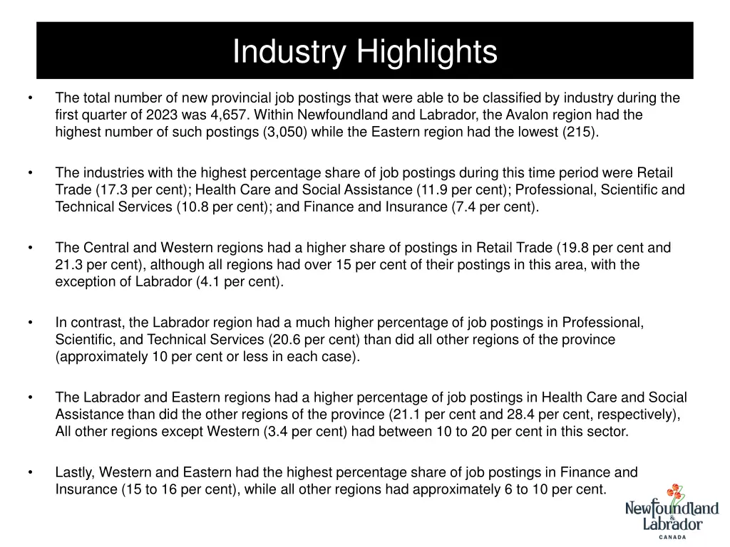 industry highlights