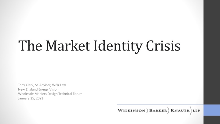 the market identity crisis