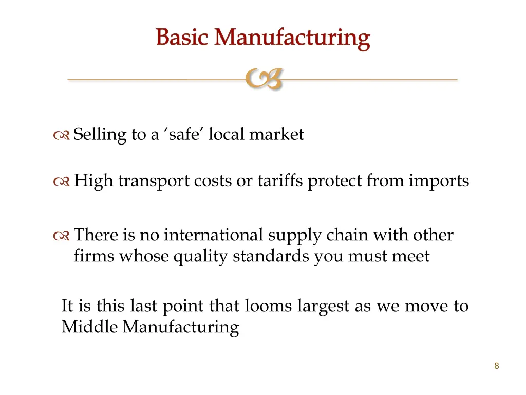 basic manufacturing