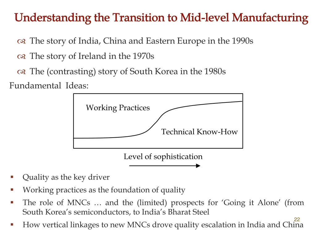 understanding the transition to mid level