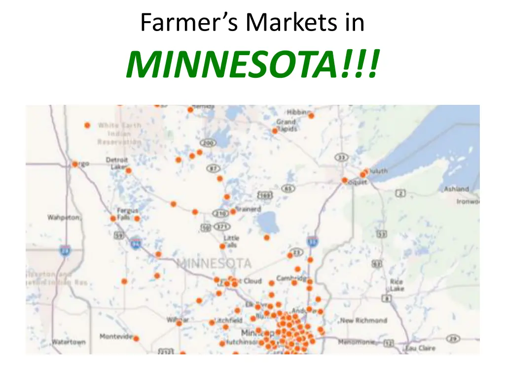 farmer s markets in minnesota