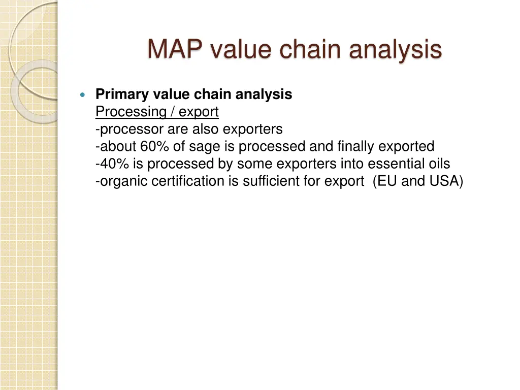 map value chain analysis 5