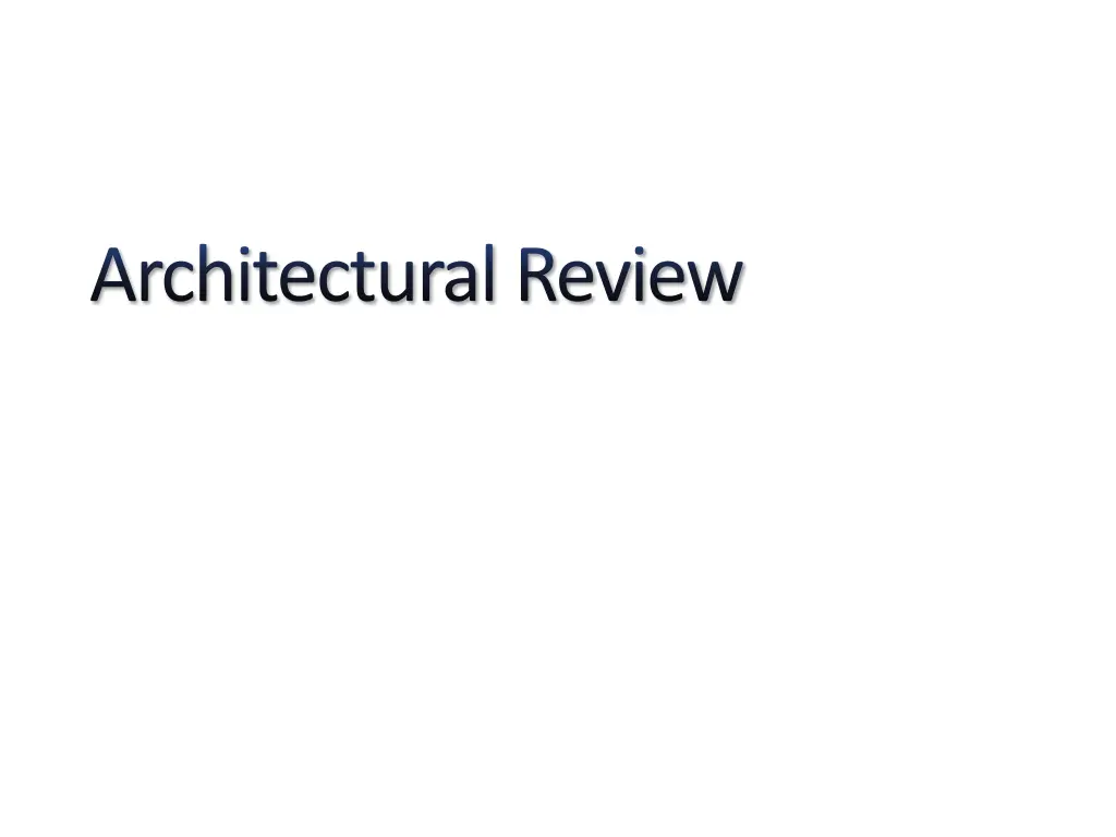 architectural review