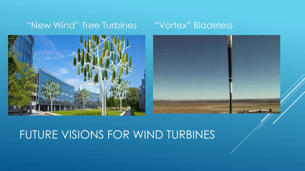 new wind tree turbines