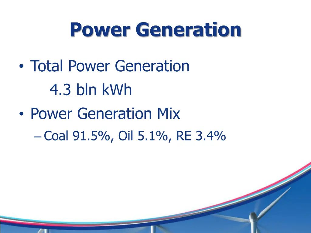 power generation