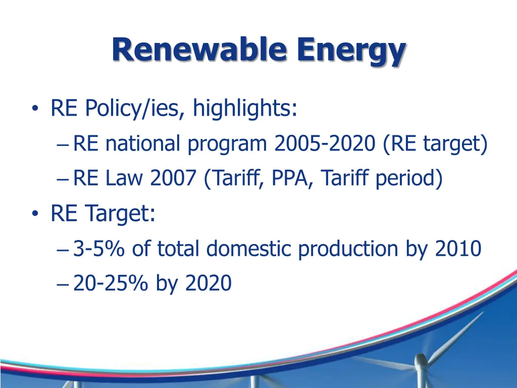 renewable energy