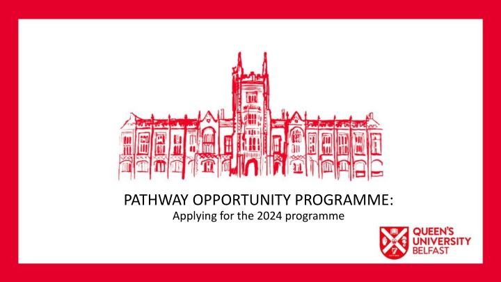 pathway opportunity programme applying