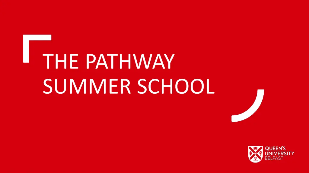the pathway summer school