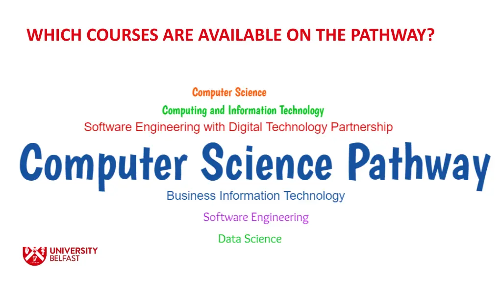 which courses are available on the pathway 2