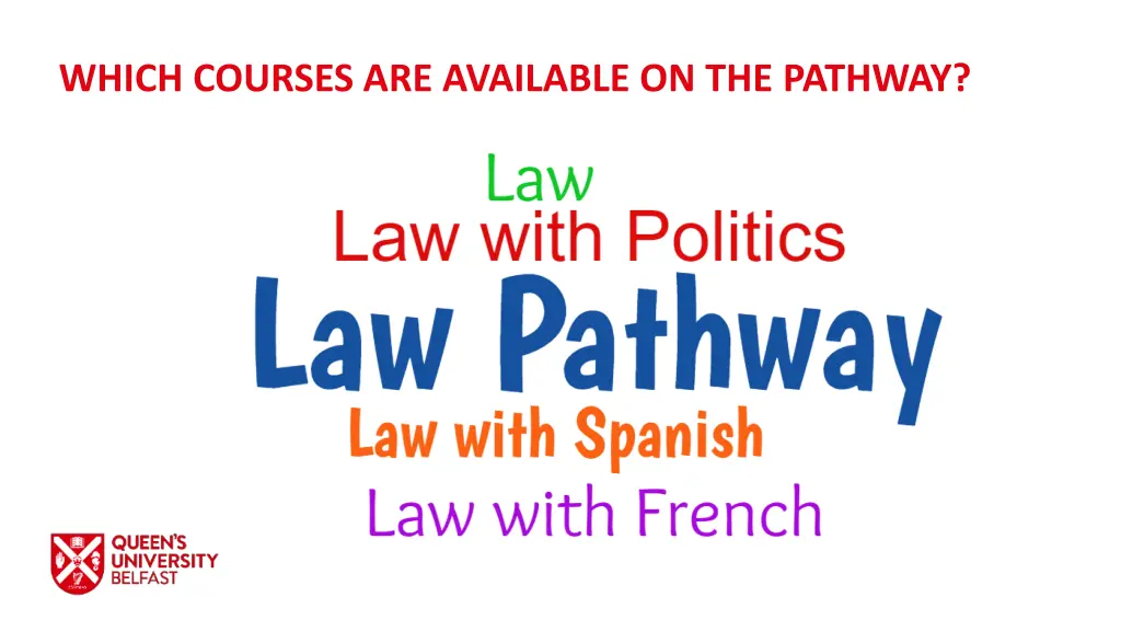 which courses are available on the pathway 4