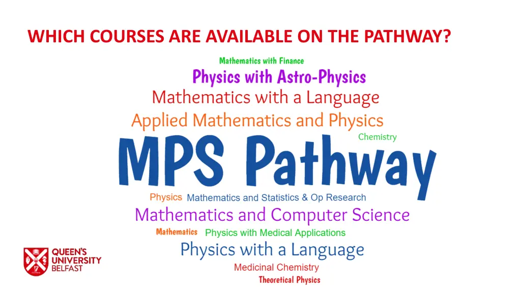 which courses are available on the pathway 5
