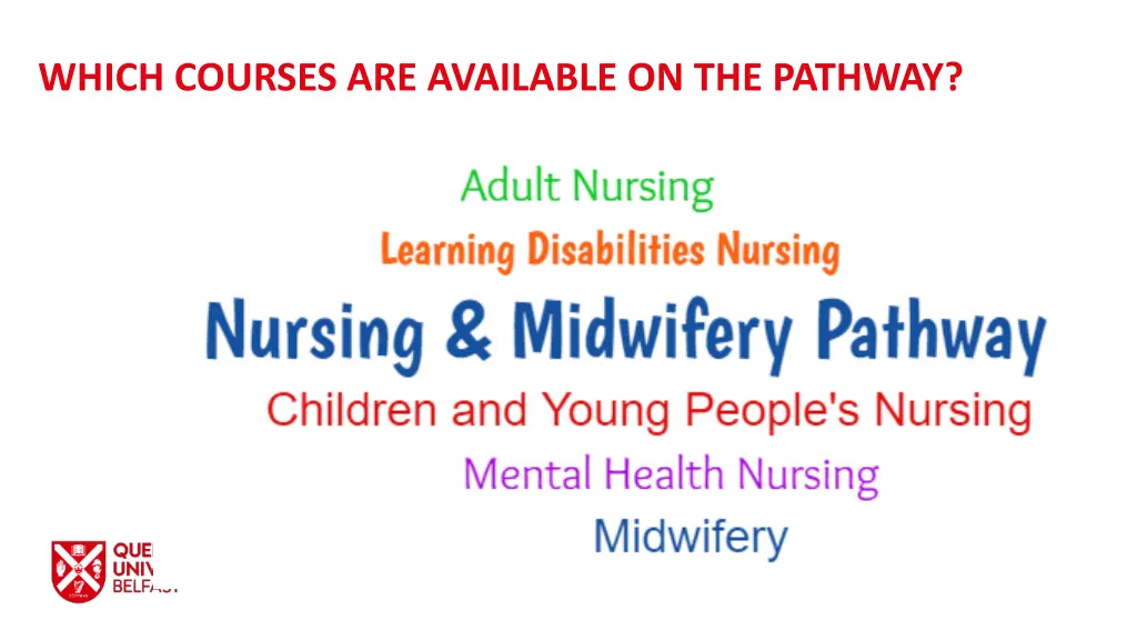 which courses are available on the pathway 8