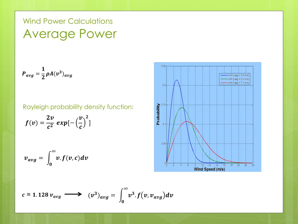 wind power calculations 2