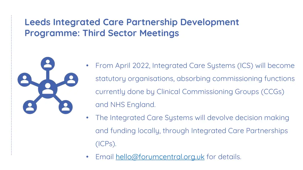 leeds integrated care partnership development