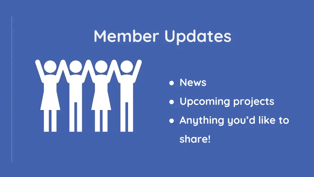 member updates