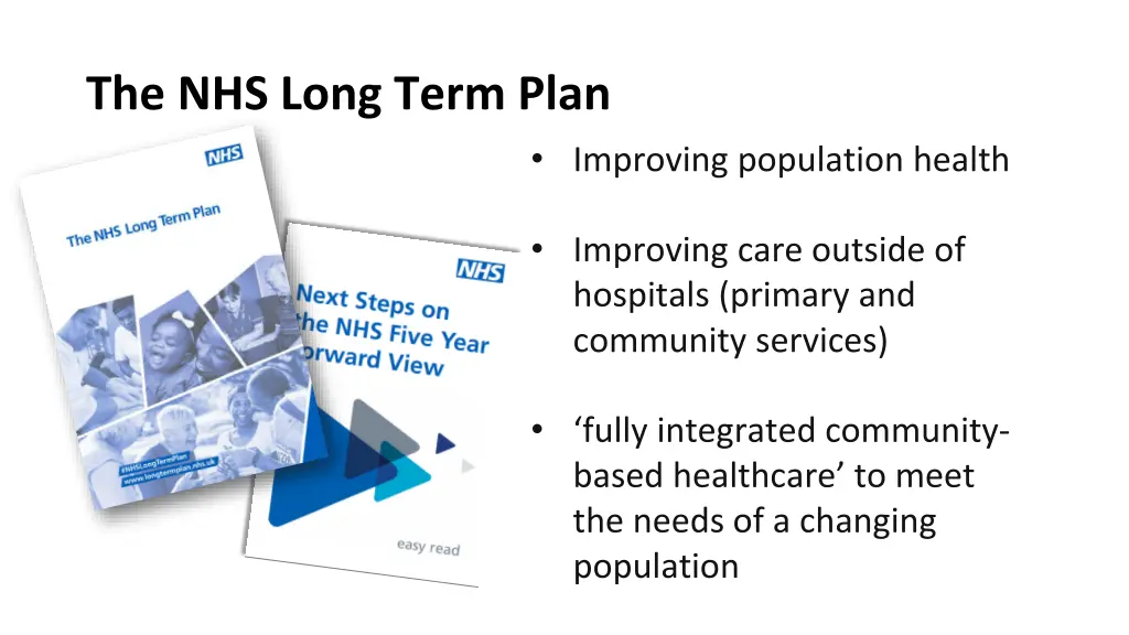 the nhs long term plan