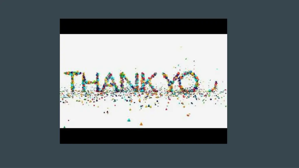 motion graphics thank you animation on white