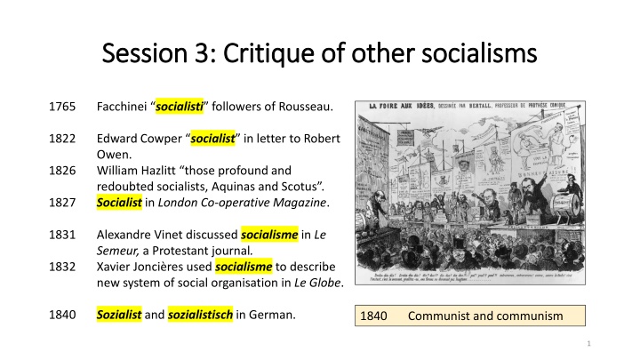 session 3 critique of other socialisms session