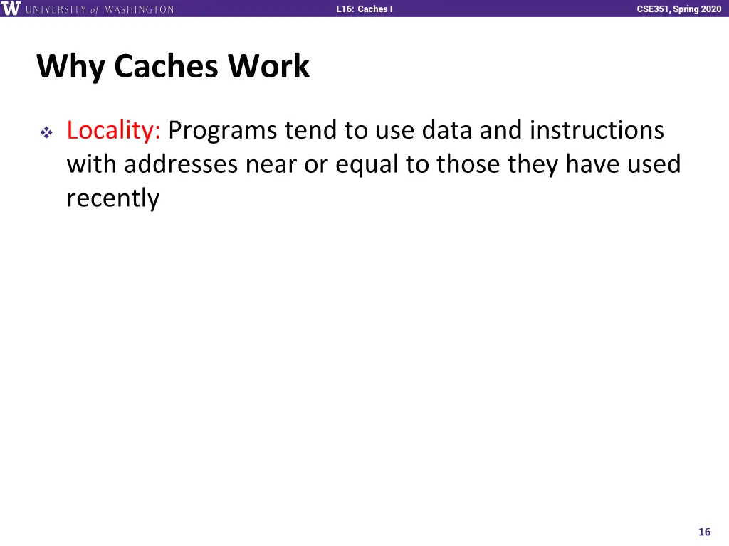 l16 caches i 15