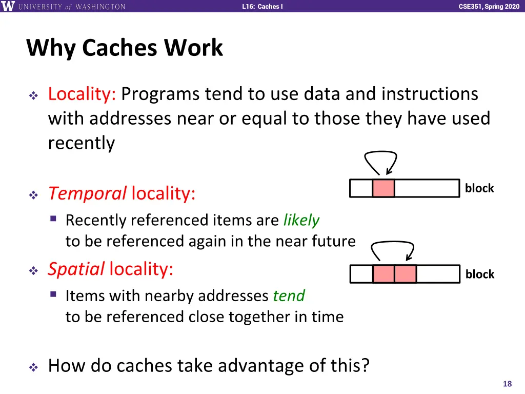 l16 caches i 17