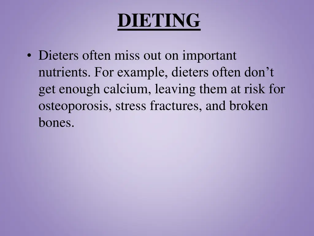 dieting 2