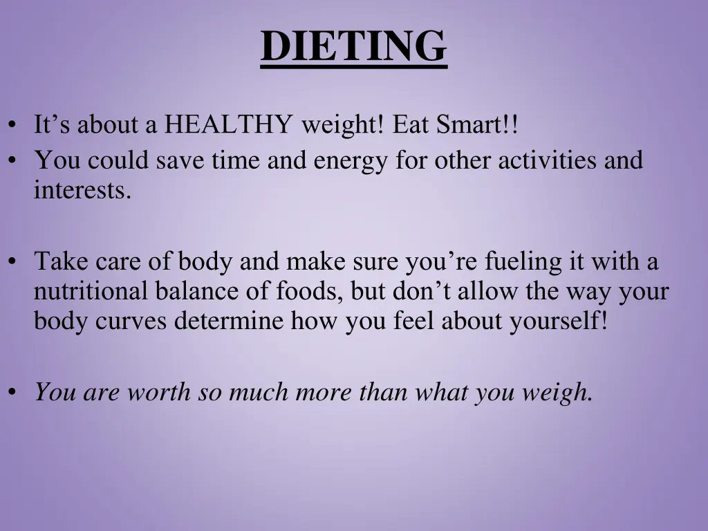 dieting 6