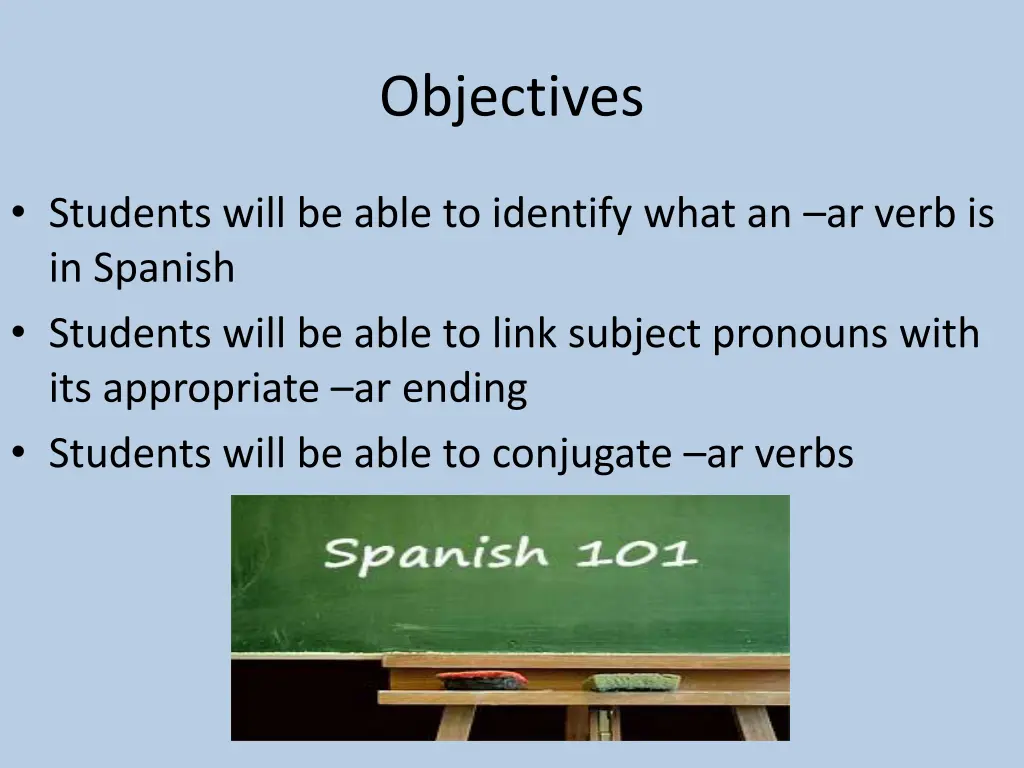 objectives