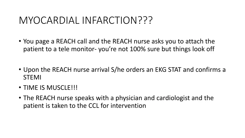 myocardial infarction