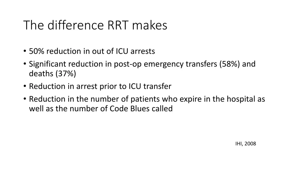 the difference rrt makes