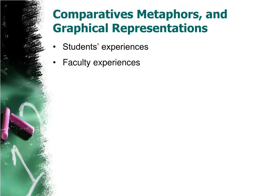 comparatives metaphors and graphical