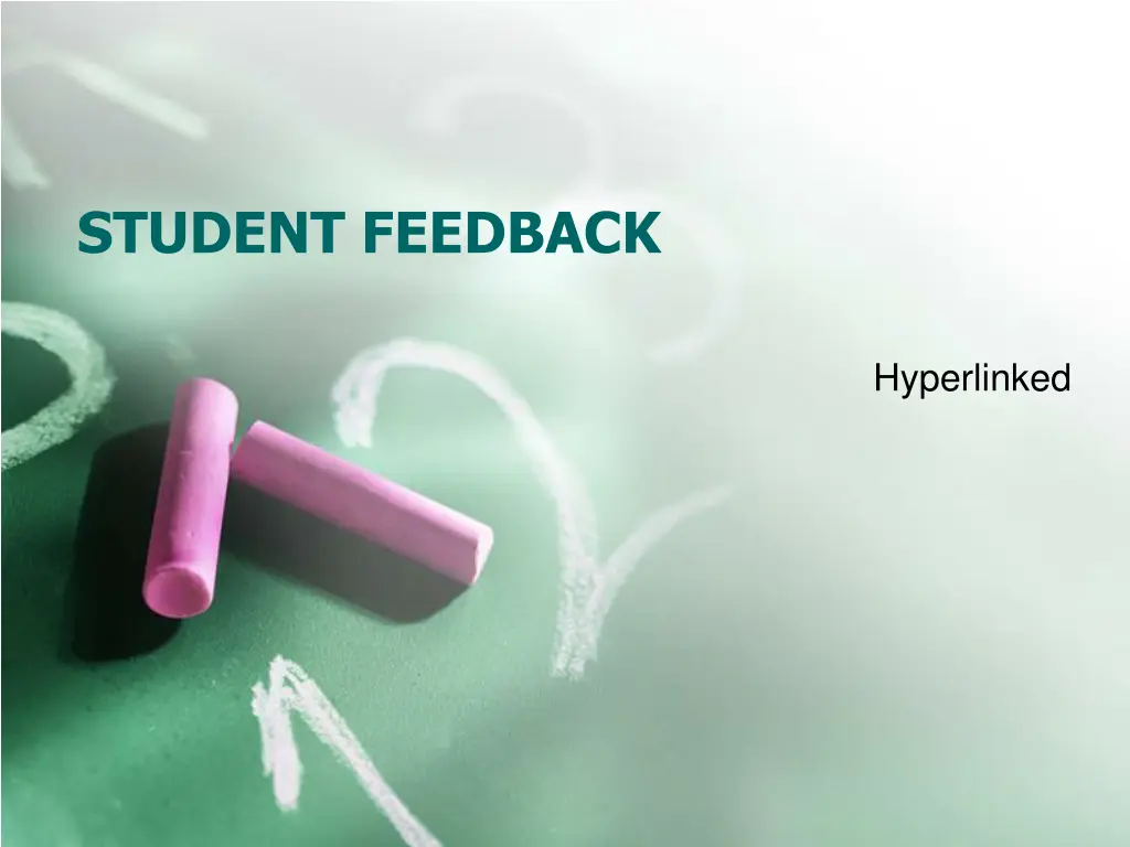 student feedback