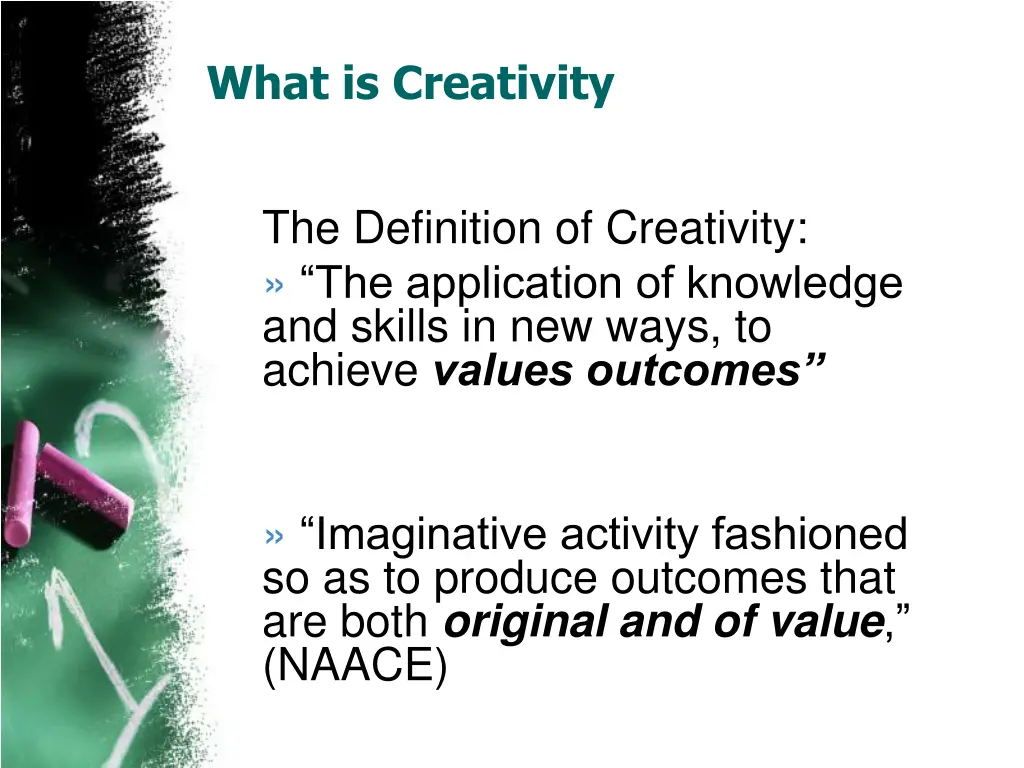 what is creativity