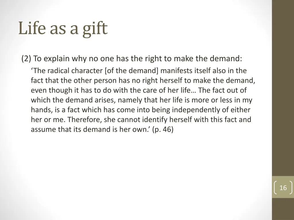 life as a gift 3