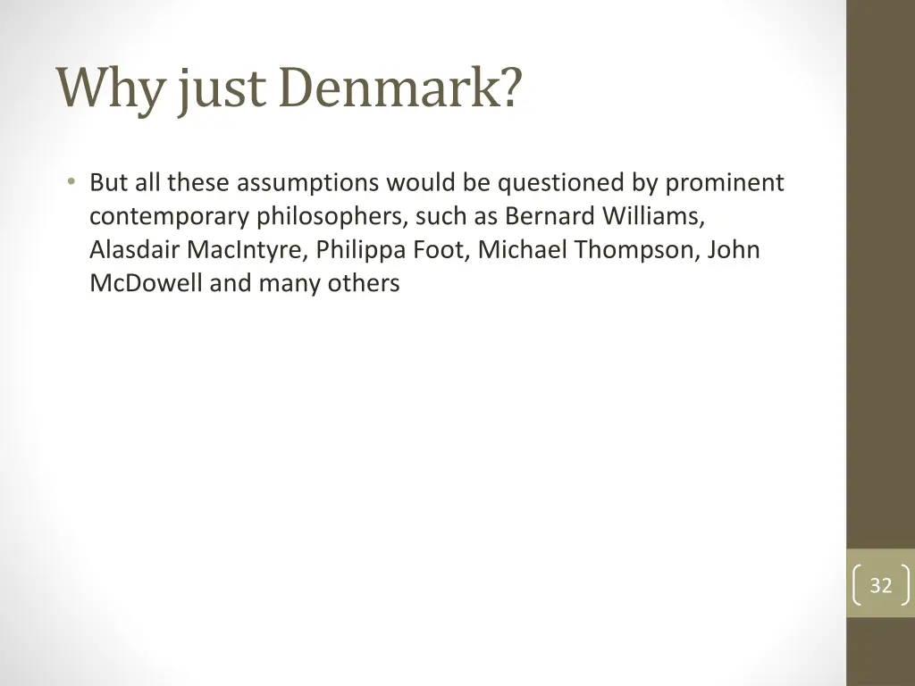 why just denmark 2