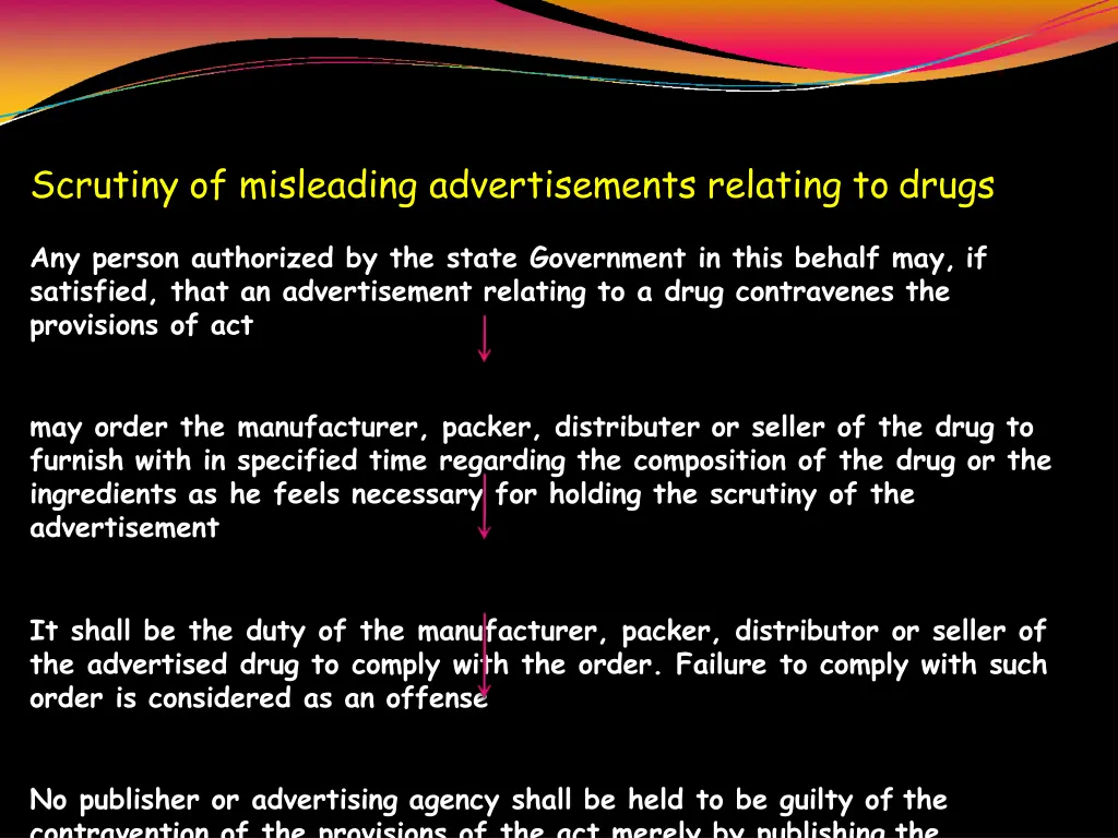 scrutiny of misleading advertisements relating