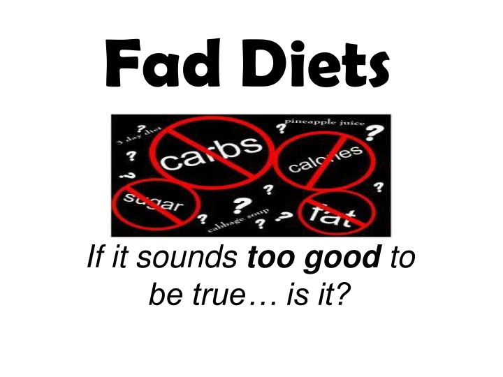 fad diets