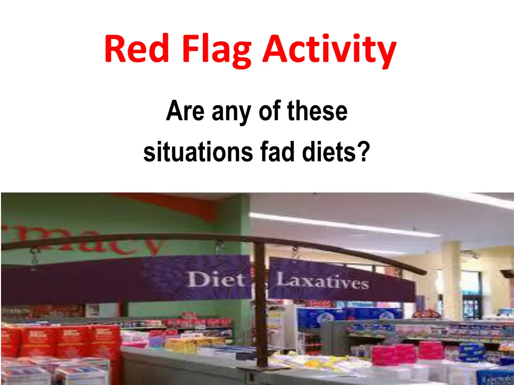 red flag activity