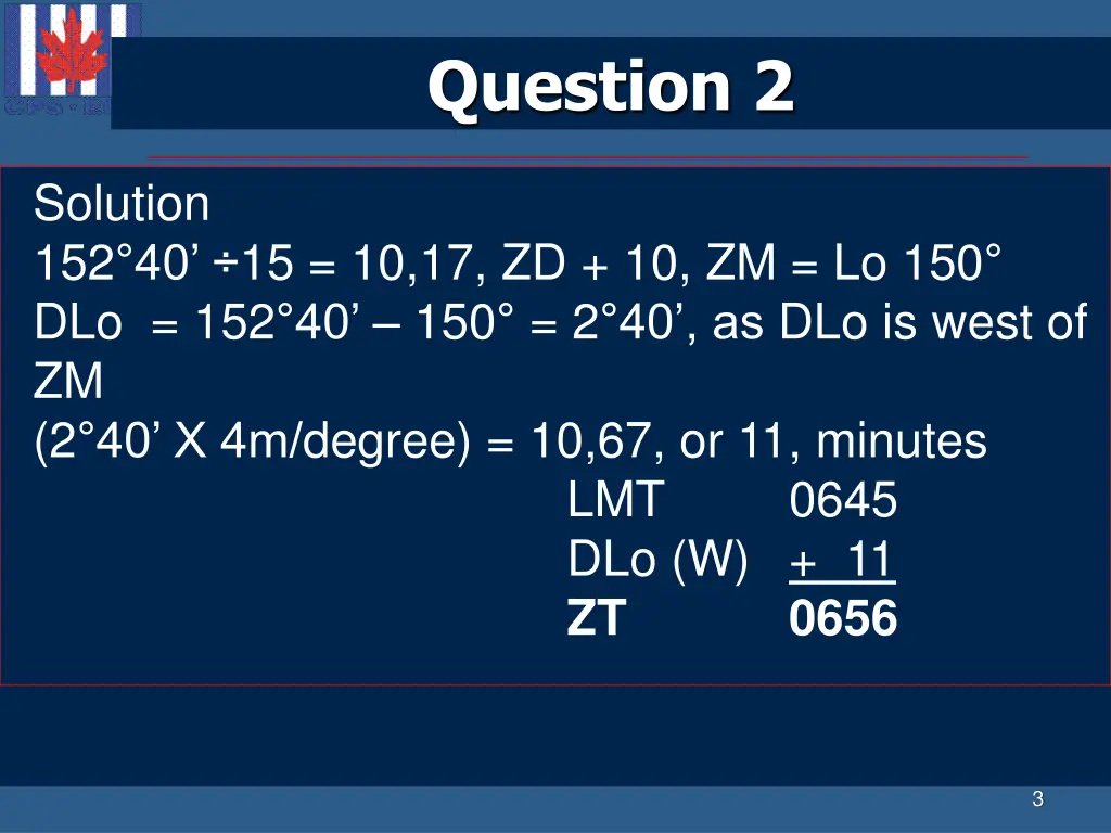 question 2