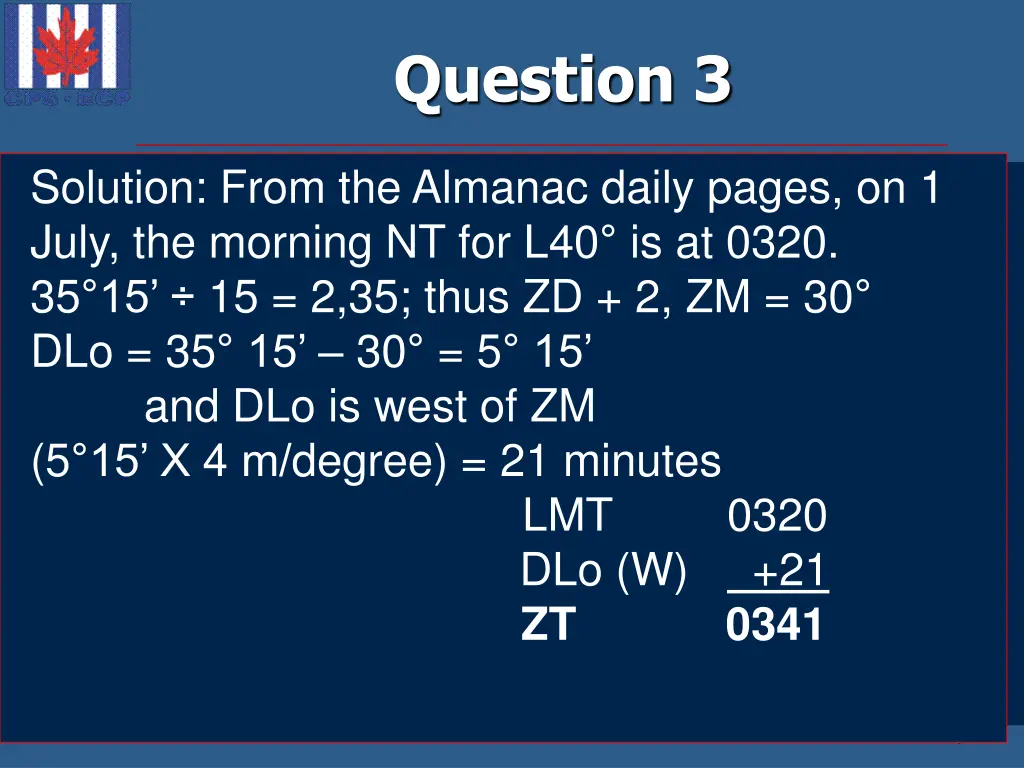 question 3